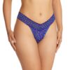 Hanky Panky Original Rise Thong in Blue Leopard