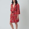 Kilo Brava Cheetah Short Robe