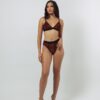 Kilo Brava Leopard Flocked Mesh High Leg Brief - Image 3