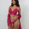 Kilo Brava Embroidered Short Robe - Image 3