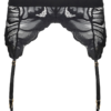 Kilo Brava Black Lace Garter Belt - Image 4