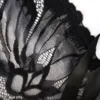 close up of kilo brava black butterfly wing stretch lace