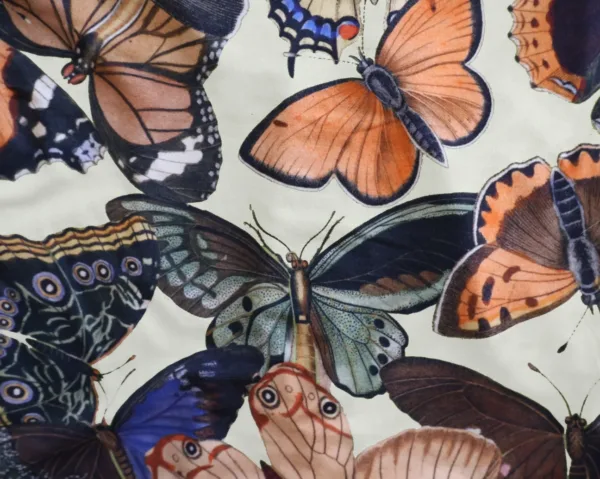 close up of kilo brava moths and butterflies modal lounge set