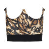 kilo brava ocelot mesh underbust bustier
