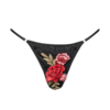 flatlay of kilo brava velvet rose g-string thong panty