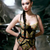 kilo brava jewel embroidered underwire bodysuit