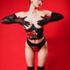 Kilo Brava Rose Appliqué Underbust Bustier - Image 4