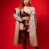 Kilo Brava Velvet Rose Appliqué G-String - Image 5