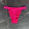 flatlay of kilo brava azalea stretch lace high leg thong - back view