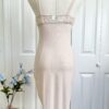 back view of the only hearts simone ruched boudoir slip (on mannequin)