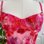 mannequin featuring the kilo brava 3D floral embroidered bustier