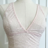 only hearts calais lace longline bralette in petal pink lace