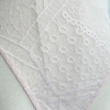 close up view of only hearts calais lace high cut brief in petal pink lace