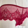 only hearts so fine lace coucou culotte briefs styled on a dress form