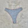 kilo brava high leg rib thong in powder blue and whisper peach