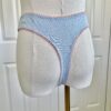 Kilo Brava High Leg Rib Thong - Powder Blue - Image 2
