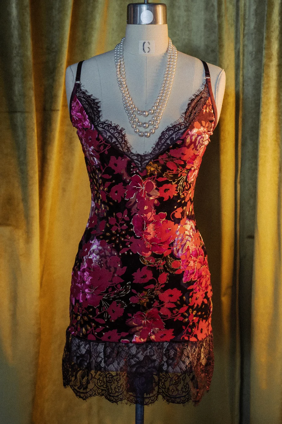 Kilo Brava Tapestry Floral Burnout Mini Slip - Image 6